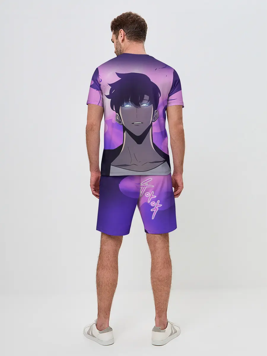 Мужской костюм с шортами / Поднятие уровня в одиночку