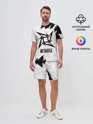 Мужской костюм с шортами / METALLICA / МЕТАЛЛИКА