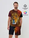 Мужской костюм с шортами / Лев 3D