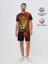 Мужской костюм с шортами / Лев 3D