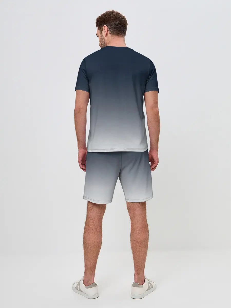 Мужской костюм с шортами / Градиент