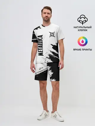 Мужской костюм с шортами / METALLICA / МЕТАЛЛИКА