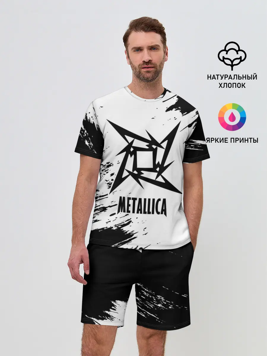 Мужской костюм с шортами / METALLICA / МЕТАЛЛИКА