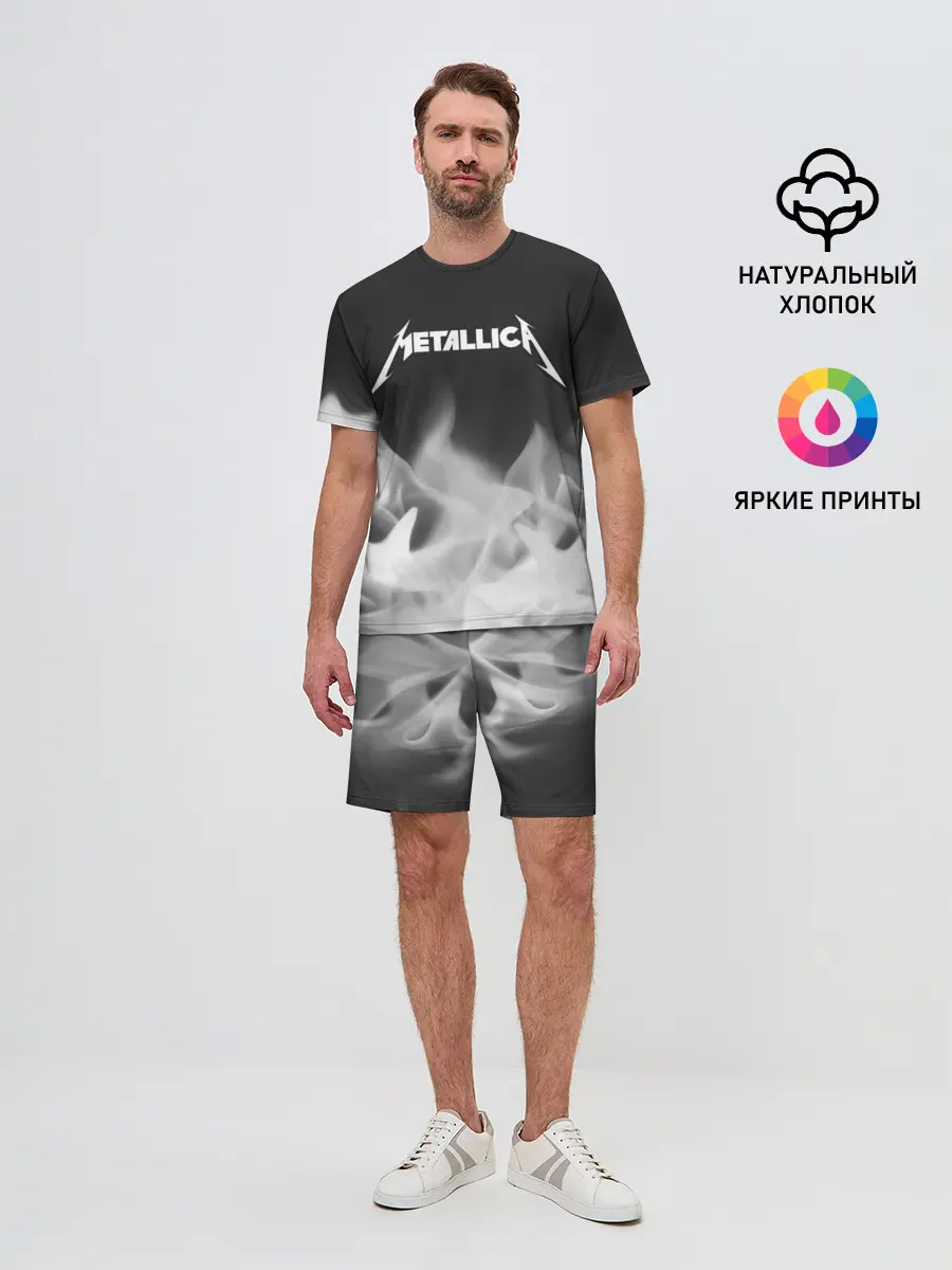 Мужской костюм с шортами / METALLICA / МЕТАЛЛИКА