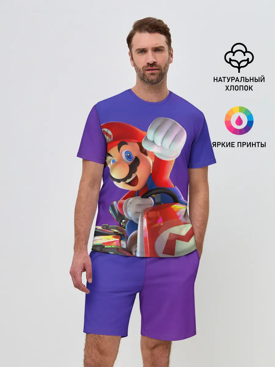 Мужской костюм с шортами / Mario 3D