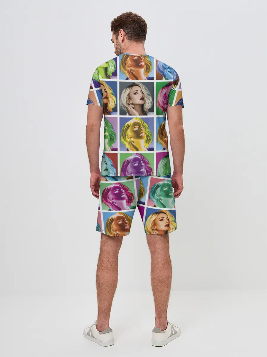 Мужской костюм с шортами / Buzova pop-art