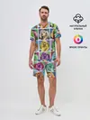 Мужской костюм с шортами / Buzova pop-art