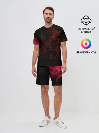 Мужской костюм с шортами / Fire