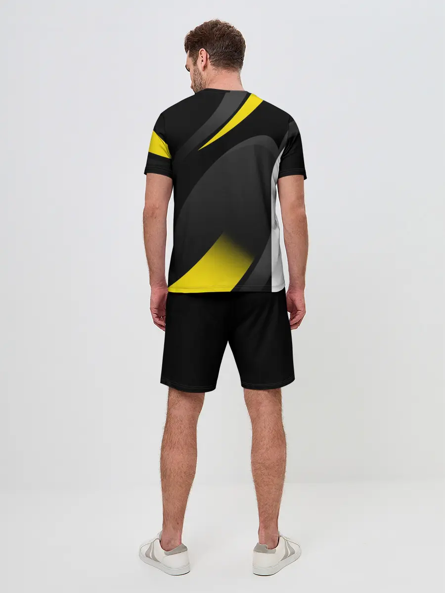 Мужской костюм с шортами / SPORT WEAR YELLOW