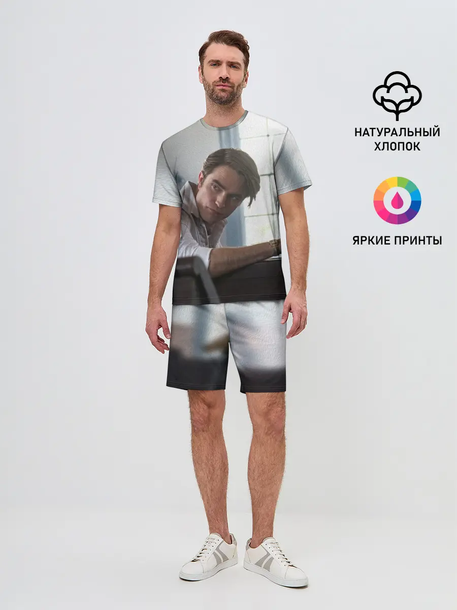 Мужской костюм с шортами / Роберт Паттинсон