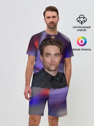Мужской костюм с шортами / Роберт Паттинсон