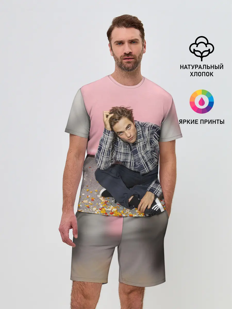 Мужской костюм с шортами / Роберт Паттинсон