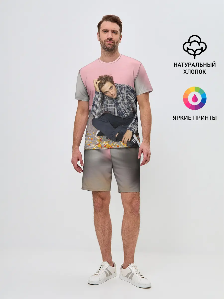 Мужской костюм с шортами / Роберт Паттинсон