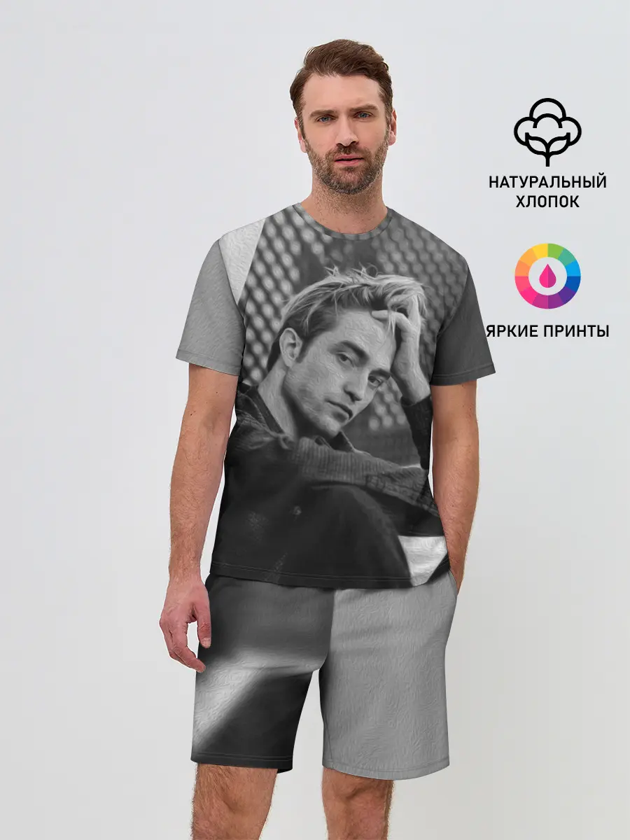 Мужской костюм с шортами / Роберт Паттинсон