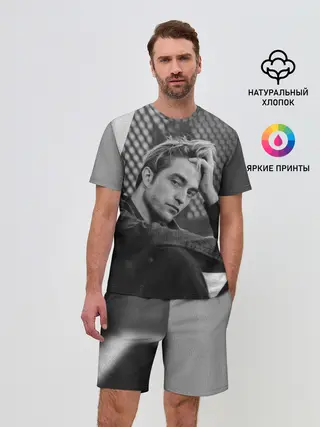 Мужской костюм с шортами / Роберт Паттинсон