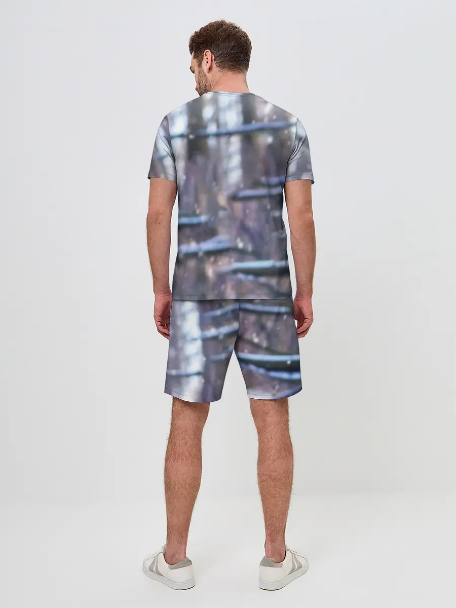 Мужской костюм с шортами / Золотистый Ретривер