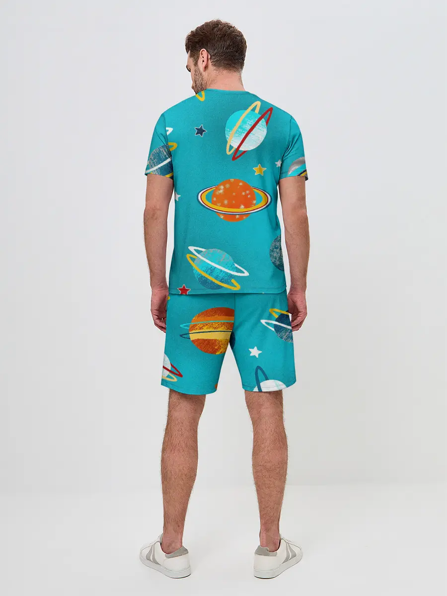 Мужской костюм с шортами / Необычные планеты