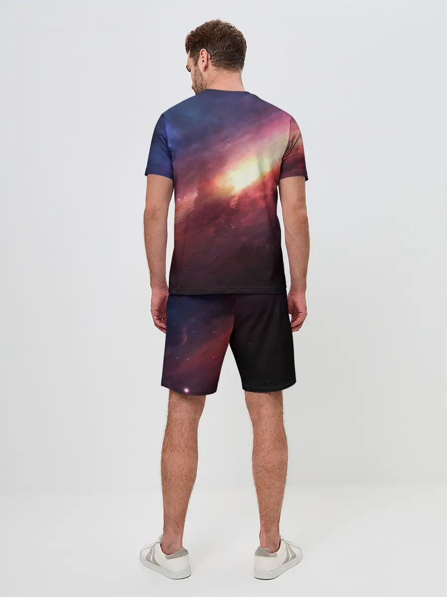 Мужской костюм с шортами / Космос
