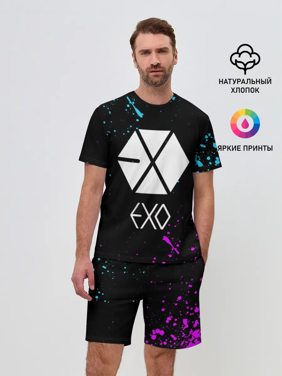 Мужской костюм с шортами / EXO BAND.