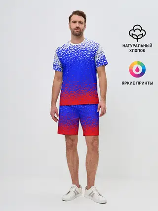 Мужской костюм с шортами / Текстура.