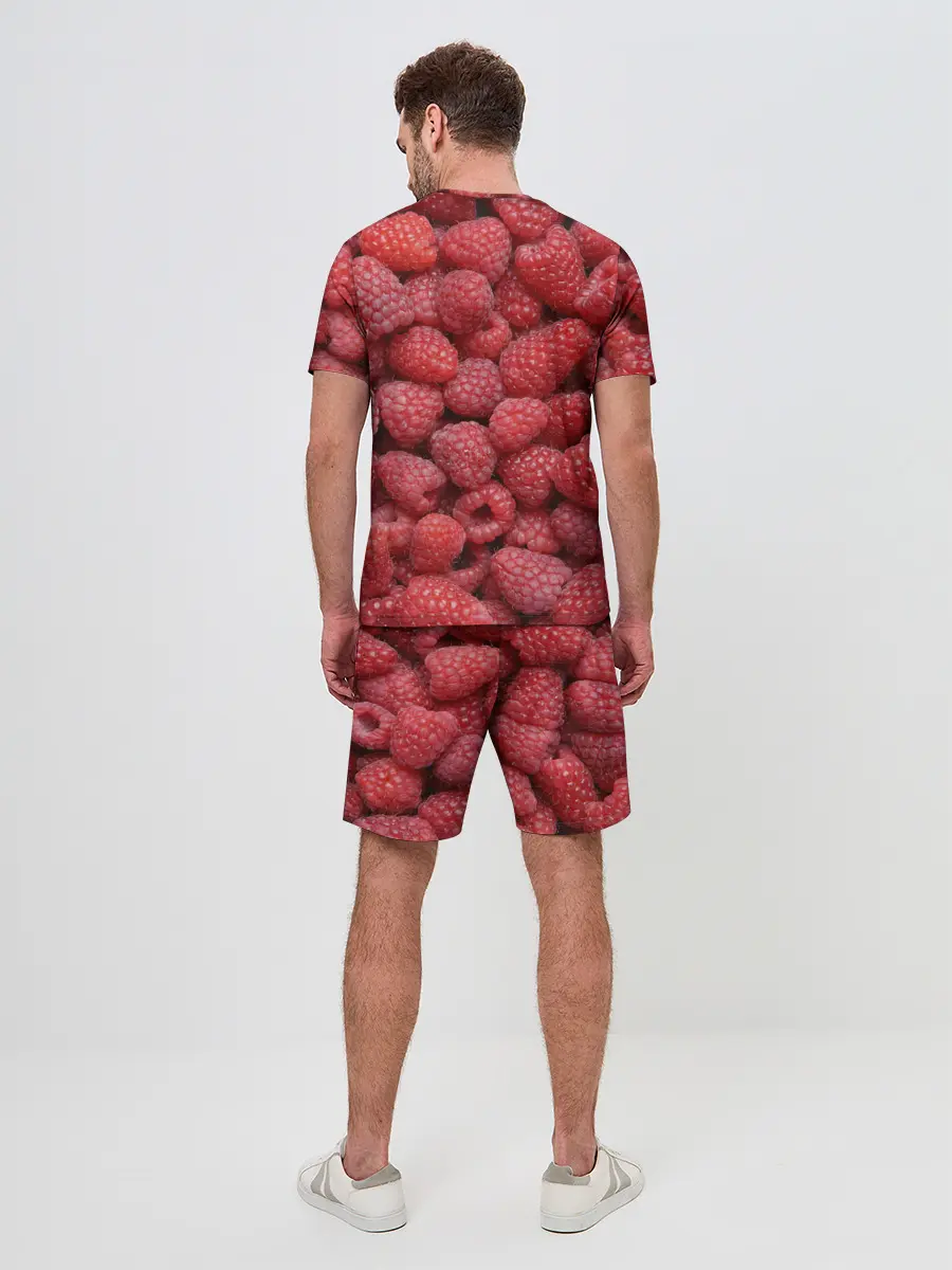 Мужской костюм с шортами / Малина.
