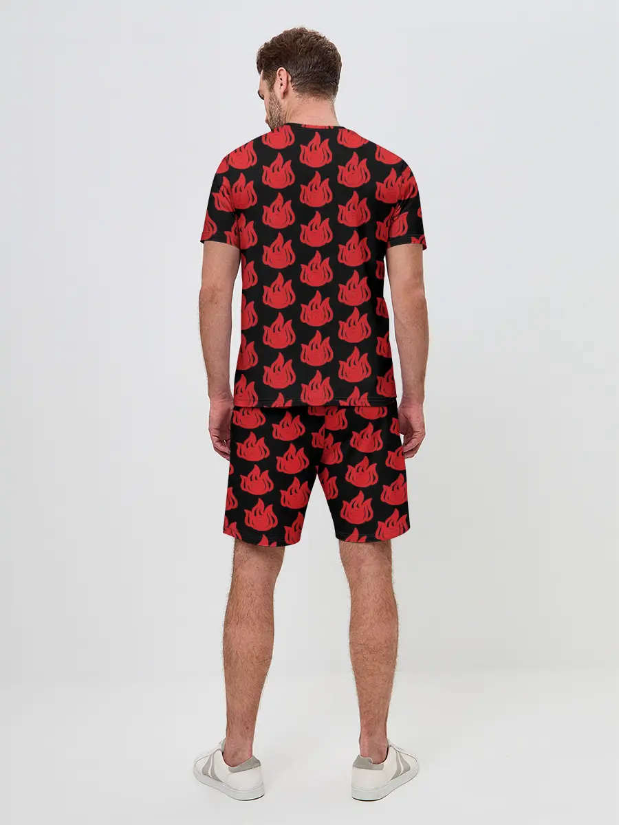 Мужской костюм с шортами / ОГОНЬ