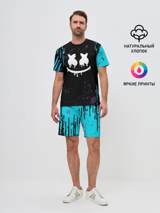 Мужской костюм с шортами / FORTNITE MARSHMELLO.