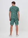 Мужской костюм с шортами / ЛАЗУРНЫЙ ЛЕОПАРД