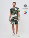 Мужской костюм с шортами / camouflage 2