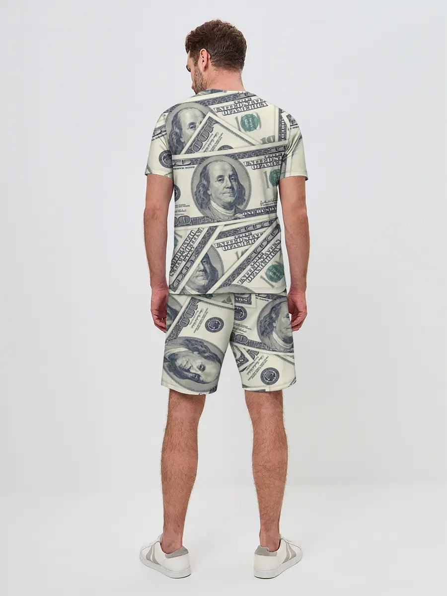 Мужской костюм с шортами / Доллары