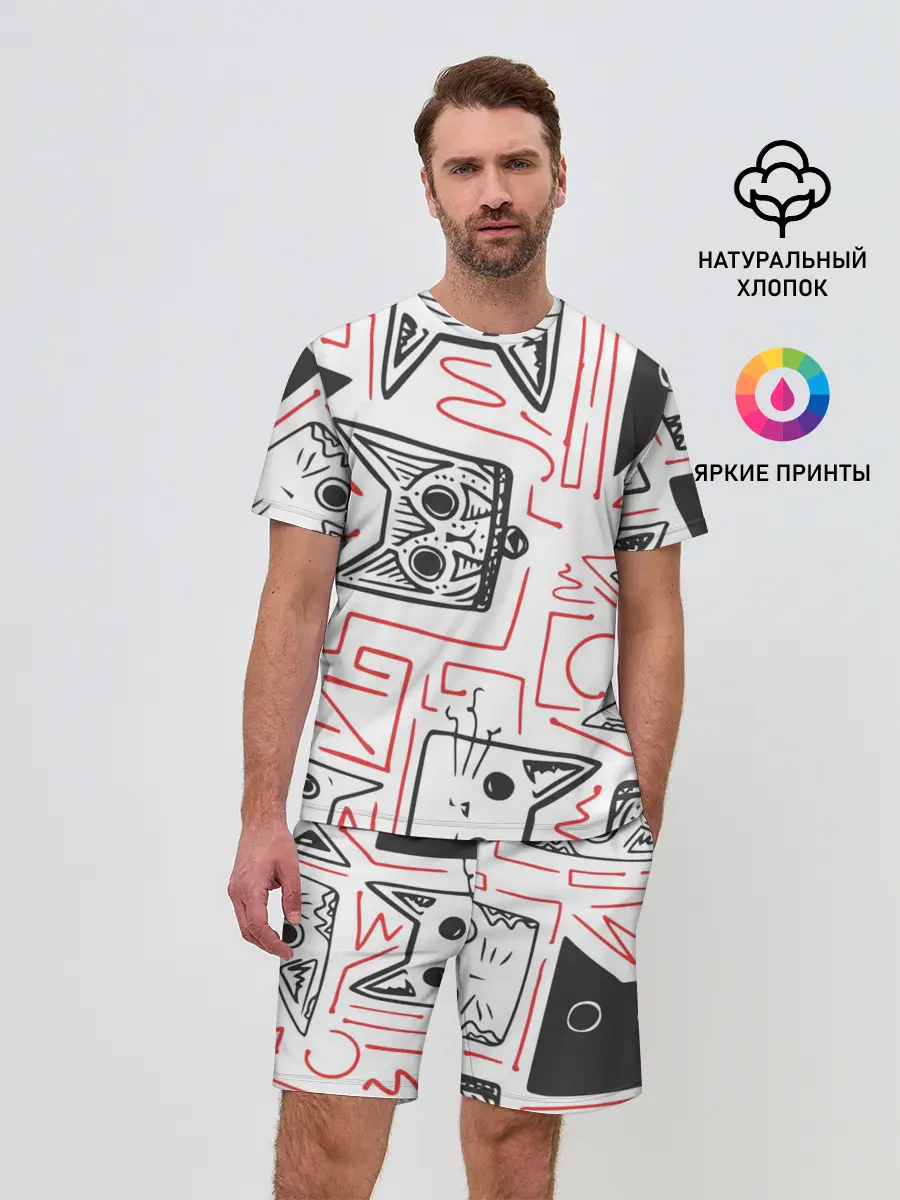 Мужской костюм с шортами / Cats