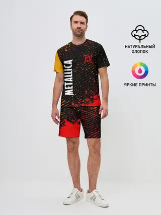 Мужской костюм с шортами / METALLICA / МЕТАЛЛИКА