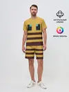 Мужской костюм с шортами / Minecraft Bee
