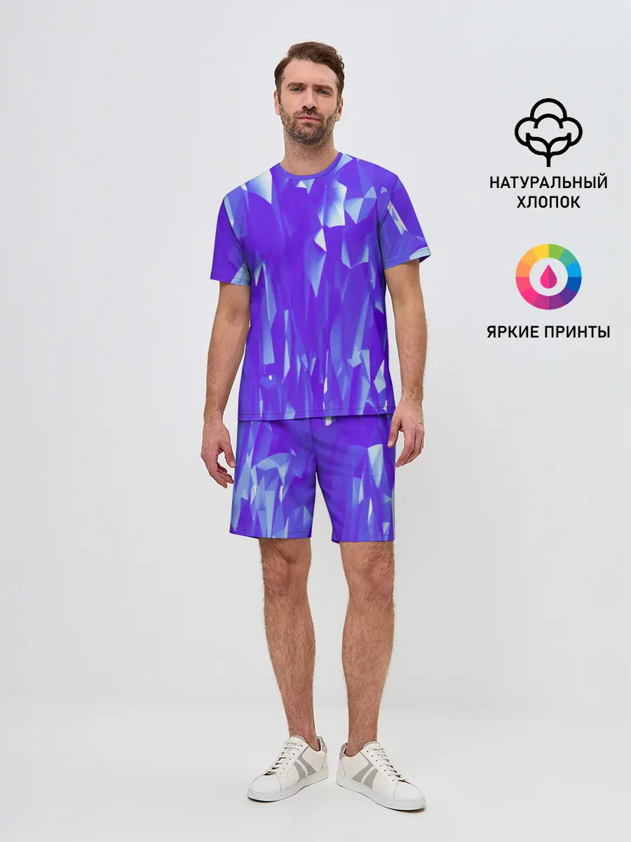 Мужской костюм с шортами / Абстракция