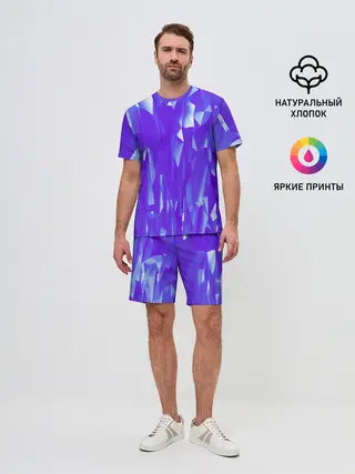 Мужской костюм с шортами / Абстракция