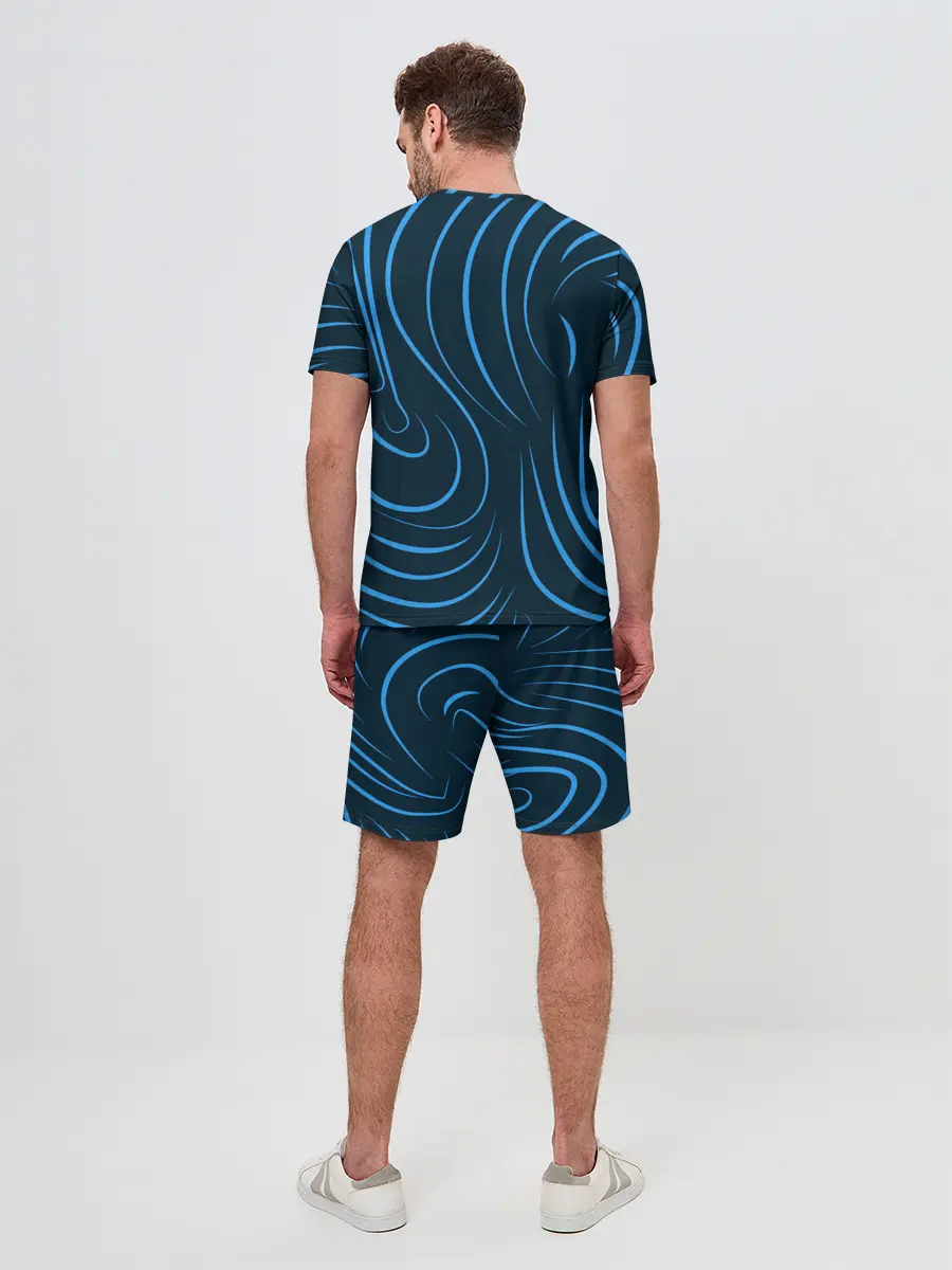 Мужской костюм с шортами / Текстура.