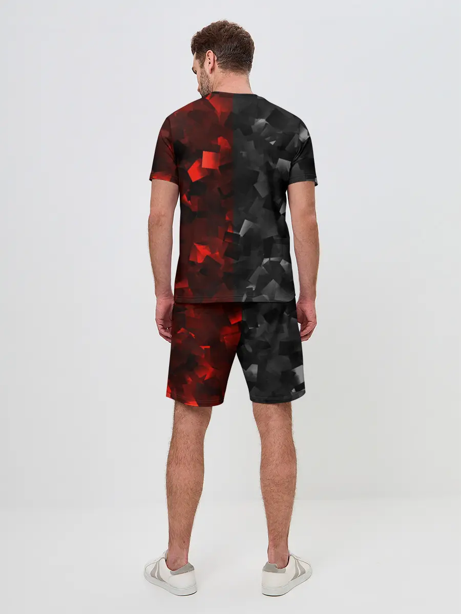 Мужской костюм с шортами / HONDA | RedBlack