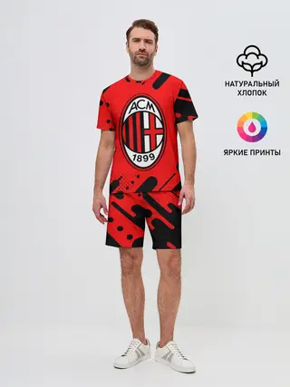 Мужской костюм с шортами / AC MILAN / МИЛАН