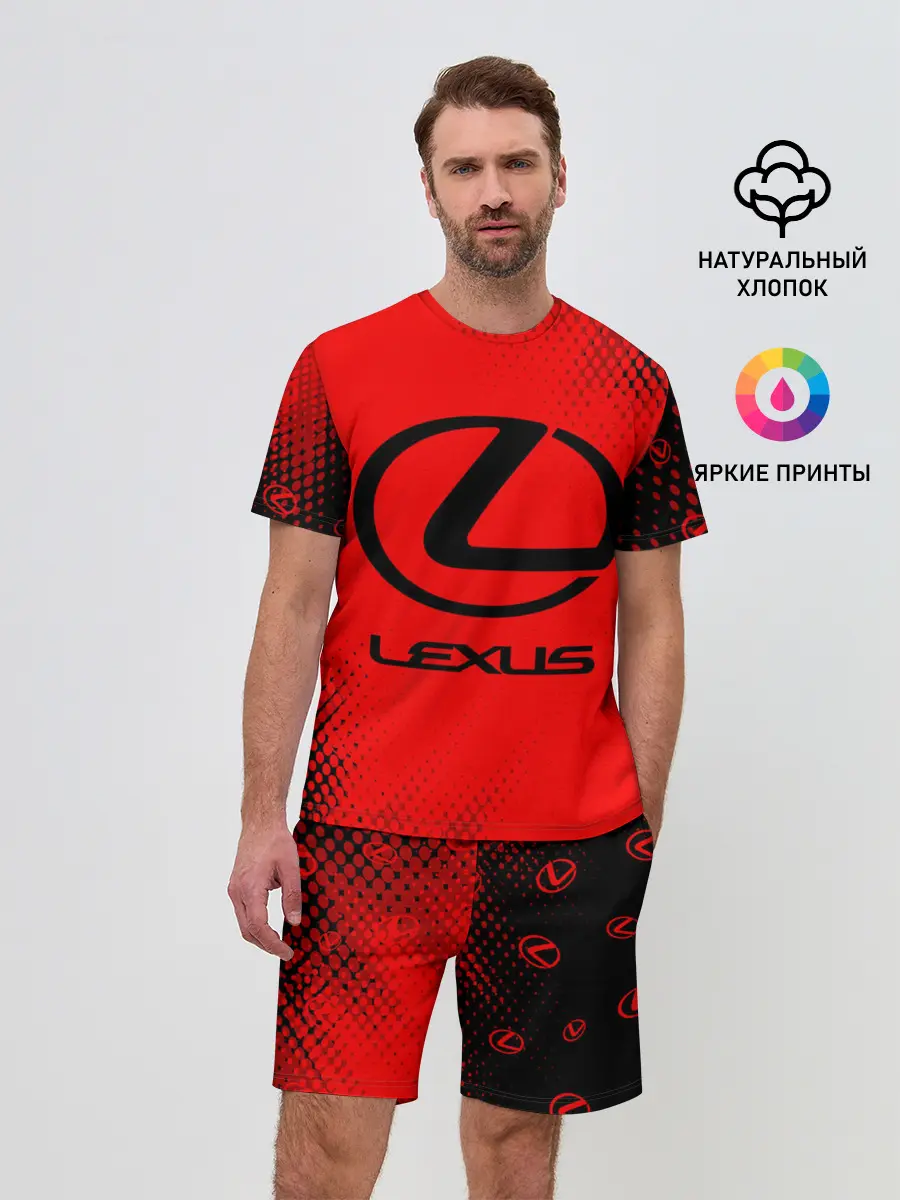 Мужской костюм с шортами / LEXUS / ЛЕКСУС