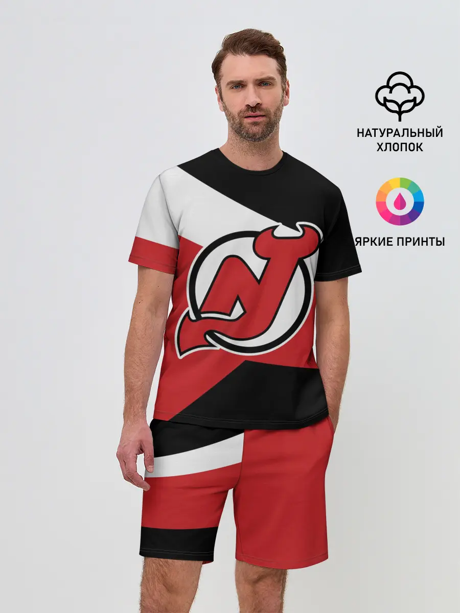 Мужской костюм с шортами / Нью-Джерси Девилз