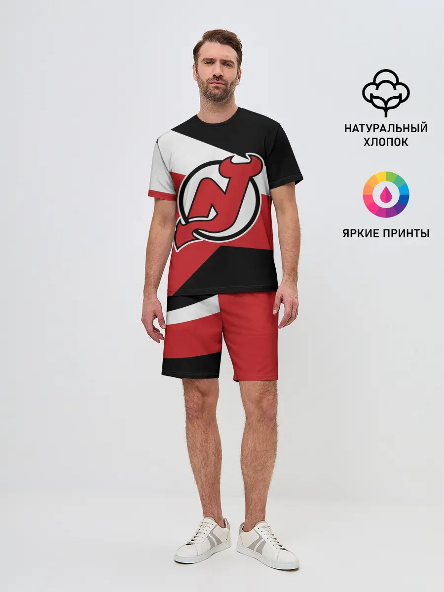 Мужской костюм с шортами / Нью-Джерси Девилз