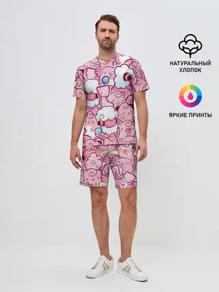 Мужской костюм с шортами / Розовое собрание