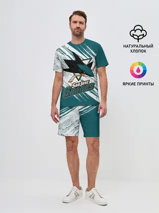 Мужской костюм с шортами / Сан-Хосе Шаркс