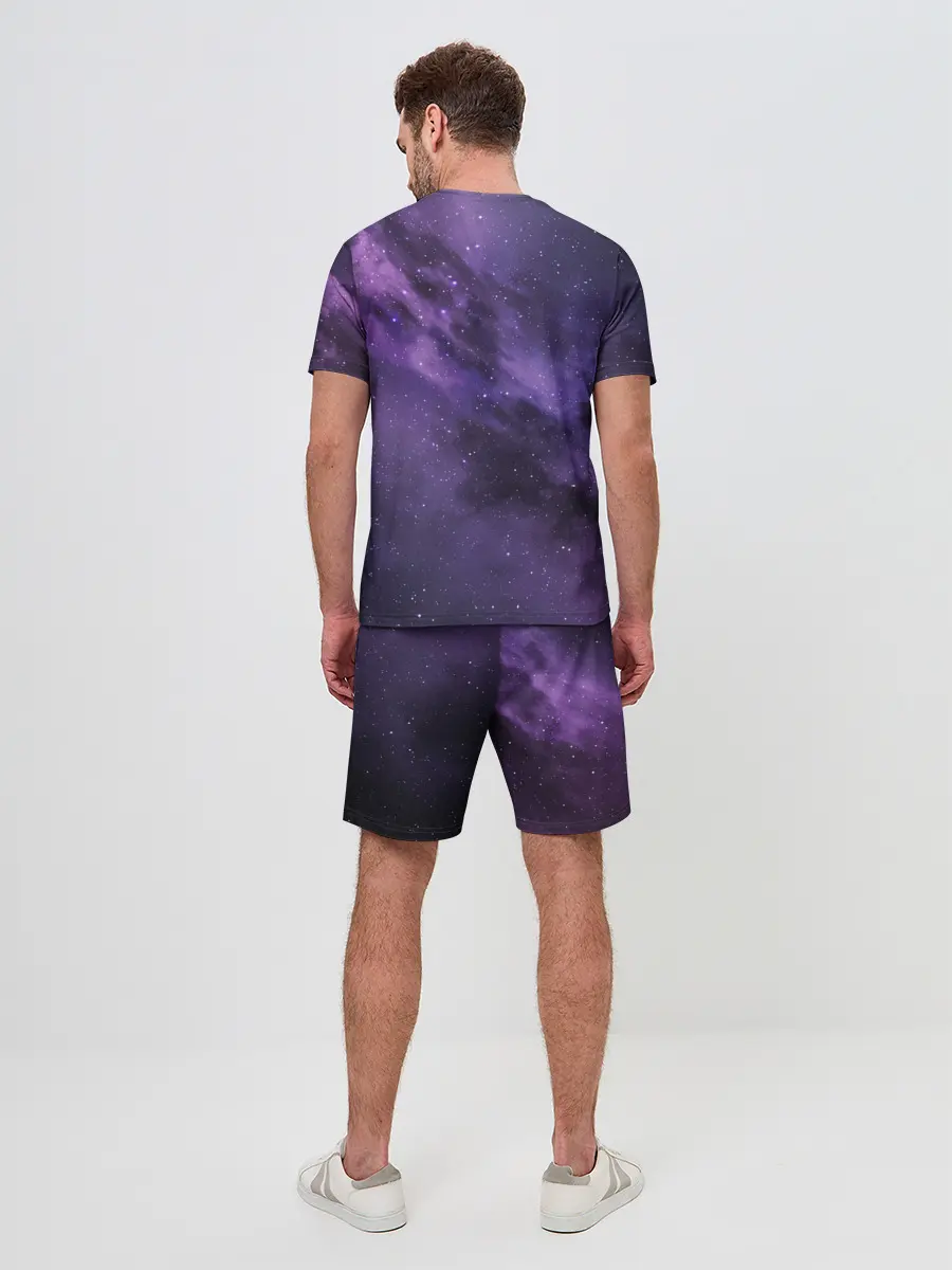 Мужской костюм с шортами / Космос