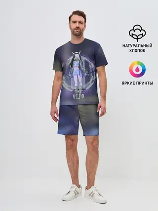 Мужской костюм с шортами / Nezuko Cyberpunk