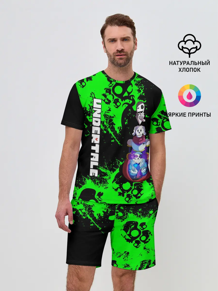 Мужской костюм с шортами / Undertale | Sans