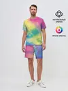 Мужской костюм с шортами / Tie-Dye