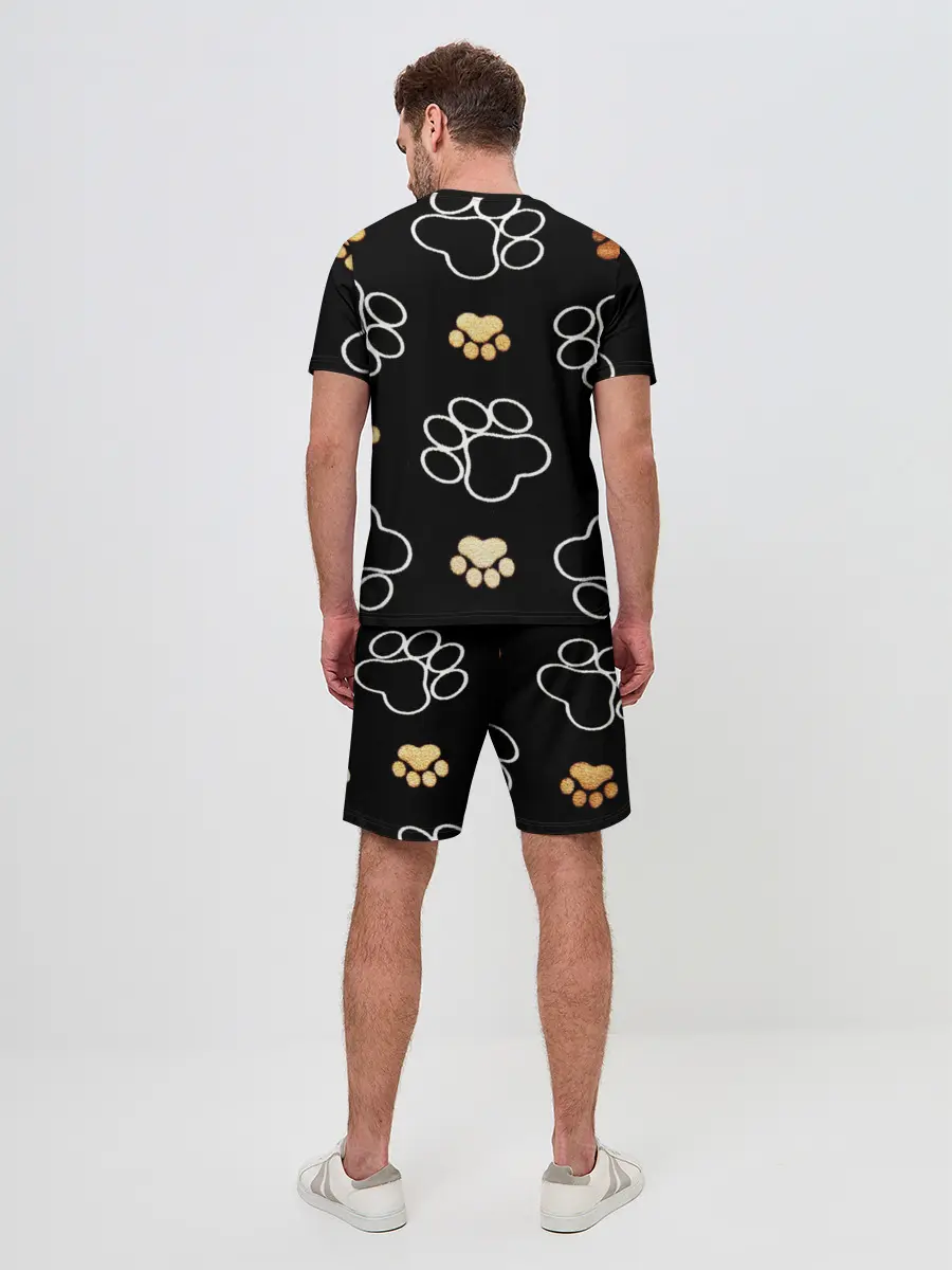 Мужской костюм с шортами / Лапки
