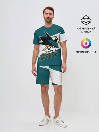 Мужской костюм с шортами / Сан Хосе Шаркс
