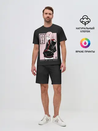 Мужской костюм с шортами / Zero Twos smile